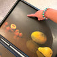 Set of 4 Vintage 1960’s Still Life Fruit Folding Tables with Stand by Artex