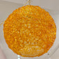 Vintage Orange Acrylic Spun Spaghetti Swag Light