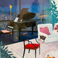 Vintage Framed Limited Edition Serigraph Titled "Moonlight Sonata" By Fanch Ledan, Signed