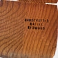 Vintage Handcrafted Redwood Heart Box