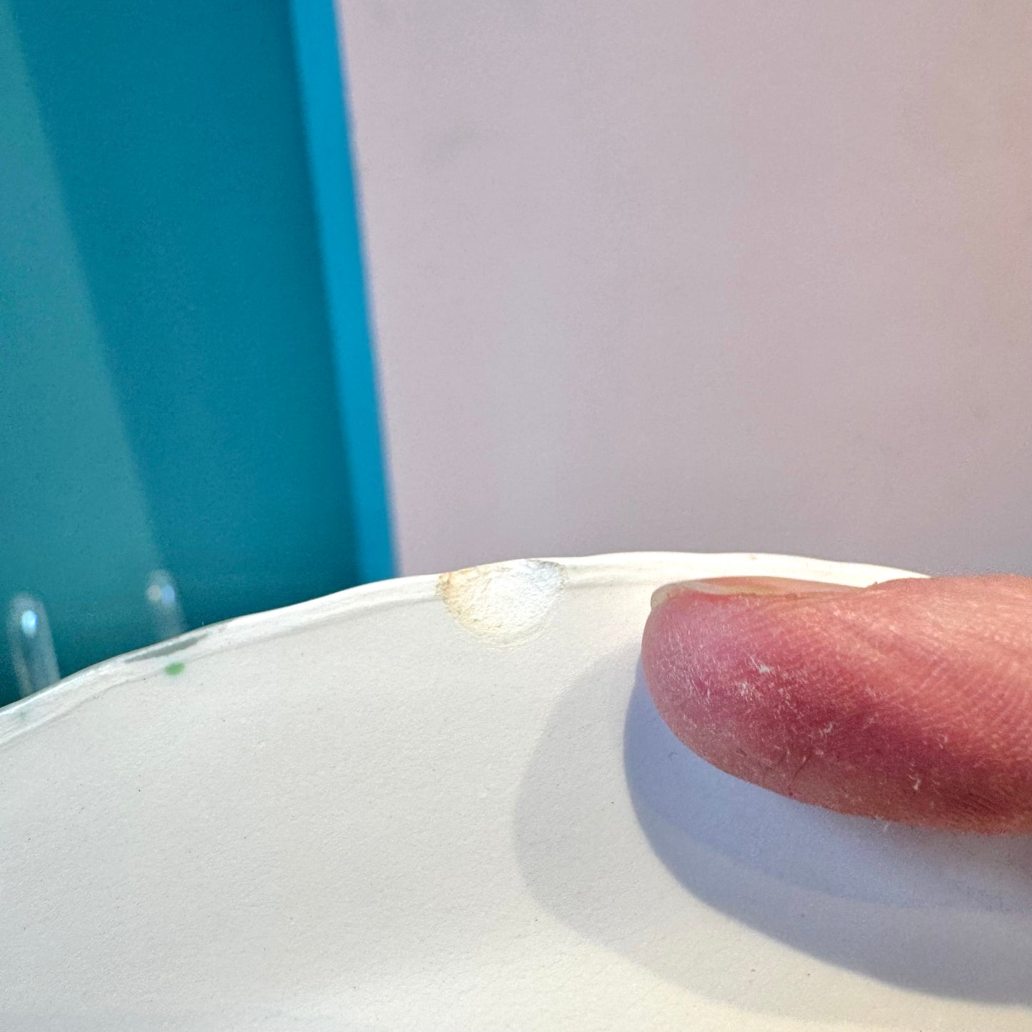 Antique Set of 4 Majolica Shell & Seaweed Appetizer Plates