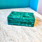 Vintage Maitland Smith Style Tessellated Malachite Box