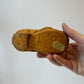 Vintage 1970's Hand-Carved Folk Art Wooden Boot