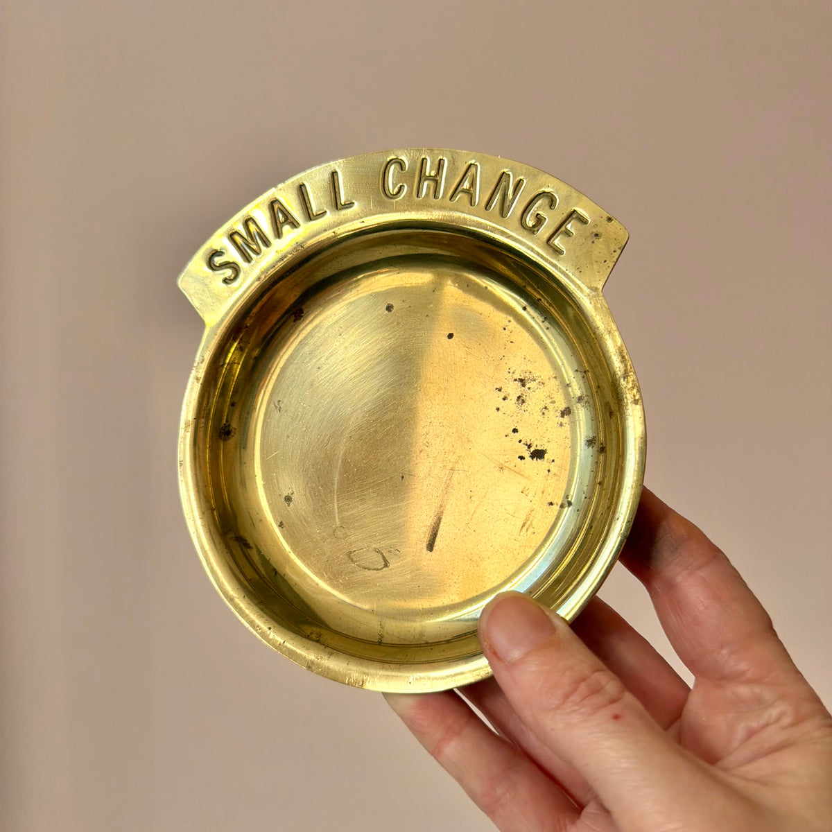Vintage Brass ‘Small Change’ Catchall Dish