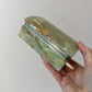 Vintage Green Onyx Hinged Box