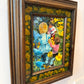 Vintage Small Original Framed "The Buttercup Day" 1982 Acrylic on Board Painting by Phyllis Londraville