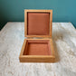 Vintage Small Square Wooden Storage Box