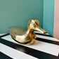 Vintage Brass Duck