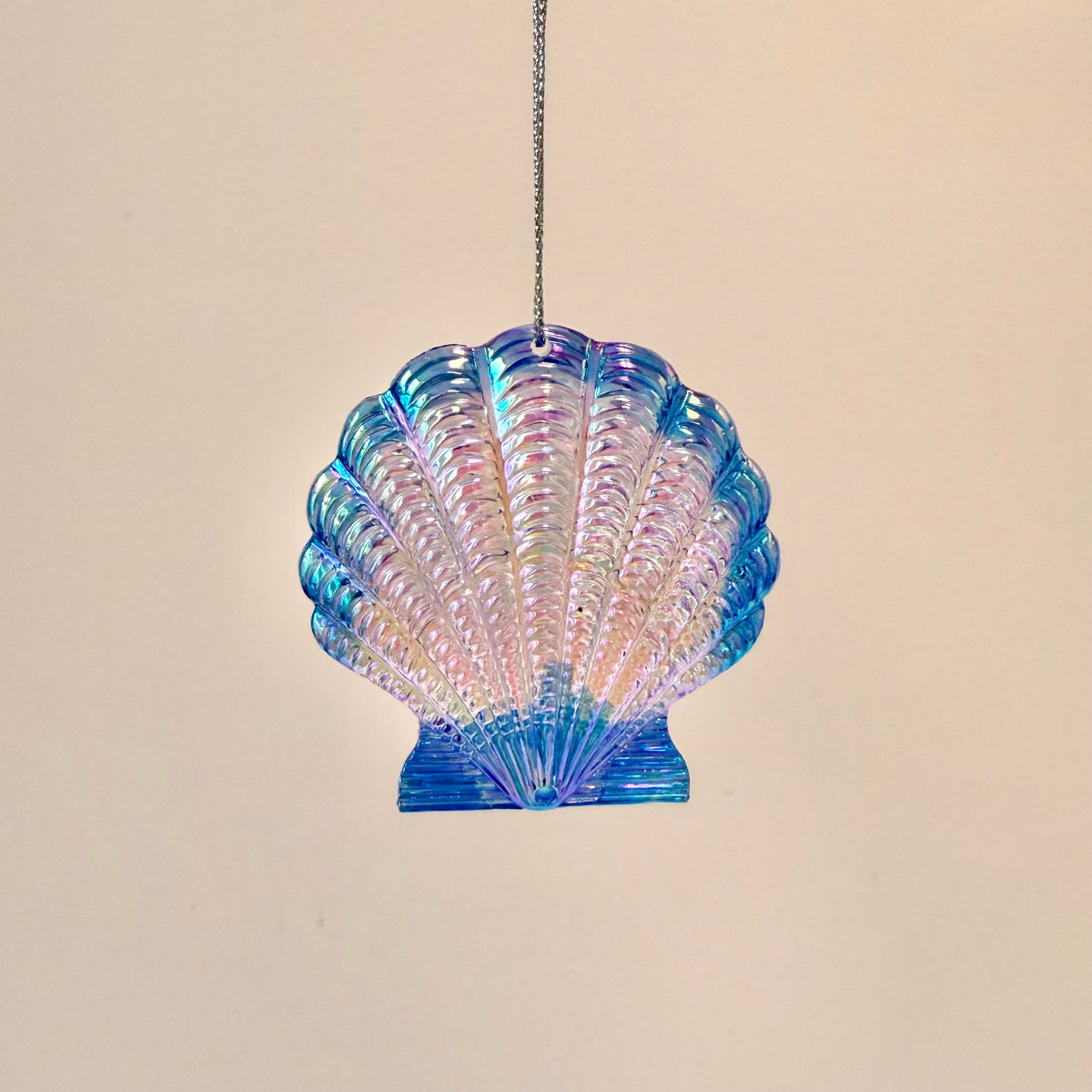 Iridescent Acrylic Shell Ornament