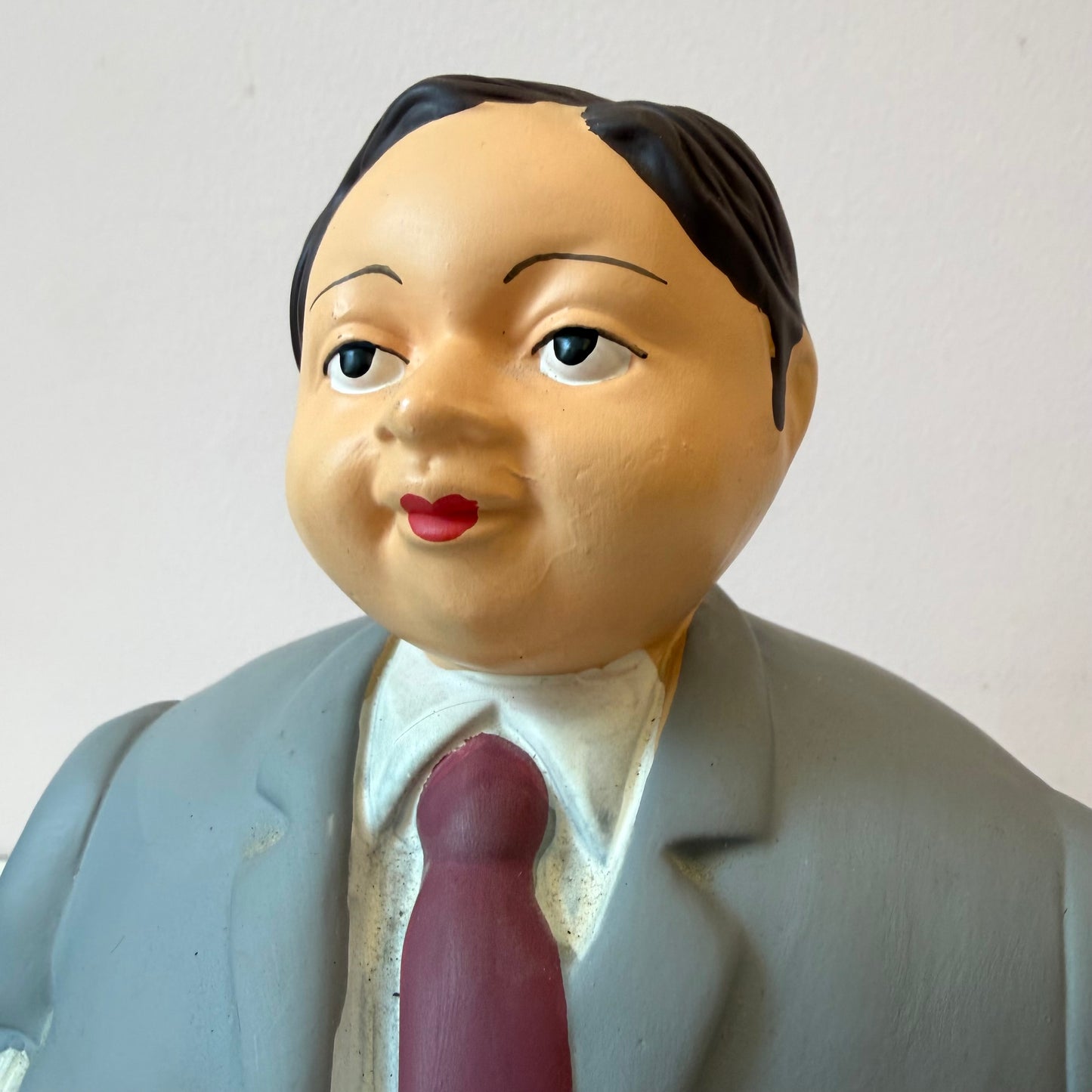 Vintage Chubby Business Couple Money Banks Attributed to L’Aquilone Italy