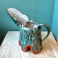 Large Vintage Studio Pottery Pitcher signed Flyn