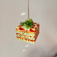 Glass Lasagna Ornament