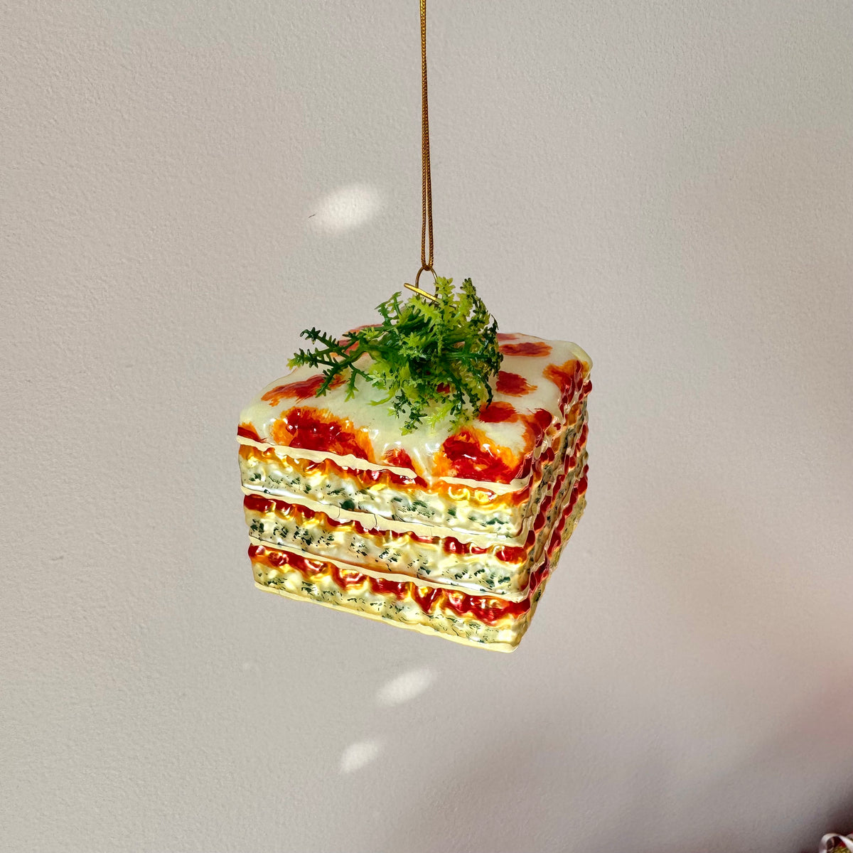 Glass Lasagna Ornament