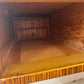 Vintage Carlton House Style Marquetry Writing Desk and Stool