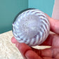Vintage Purple Swirl Glass Paperweight