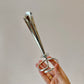 Pair of Mid-Century Danish Silver Plated Calla Lily Candlestick Holders by Hans Jensen
