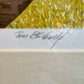 Vintage Limited Edition Screenprint Titled "Triumph Trumpet" by Tom Blackwell