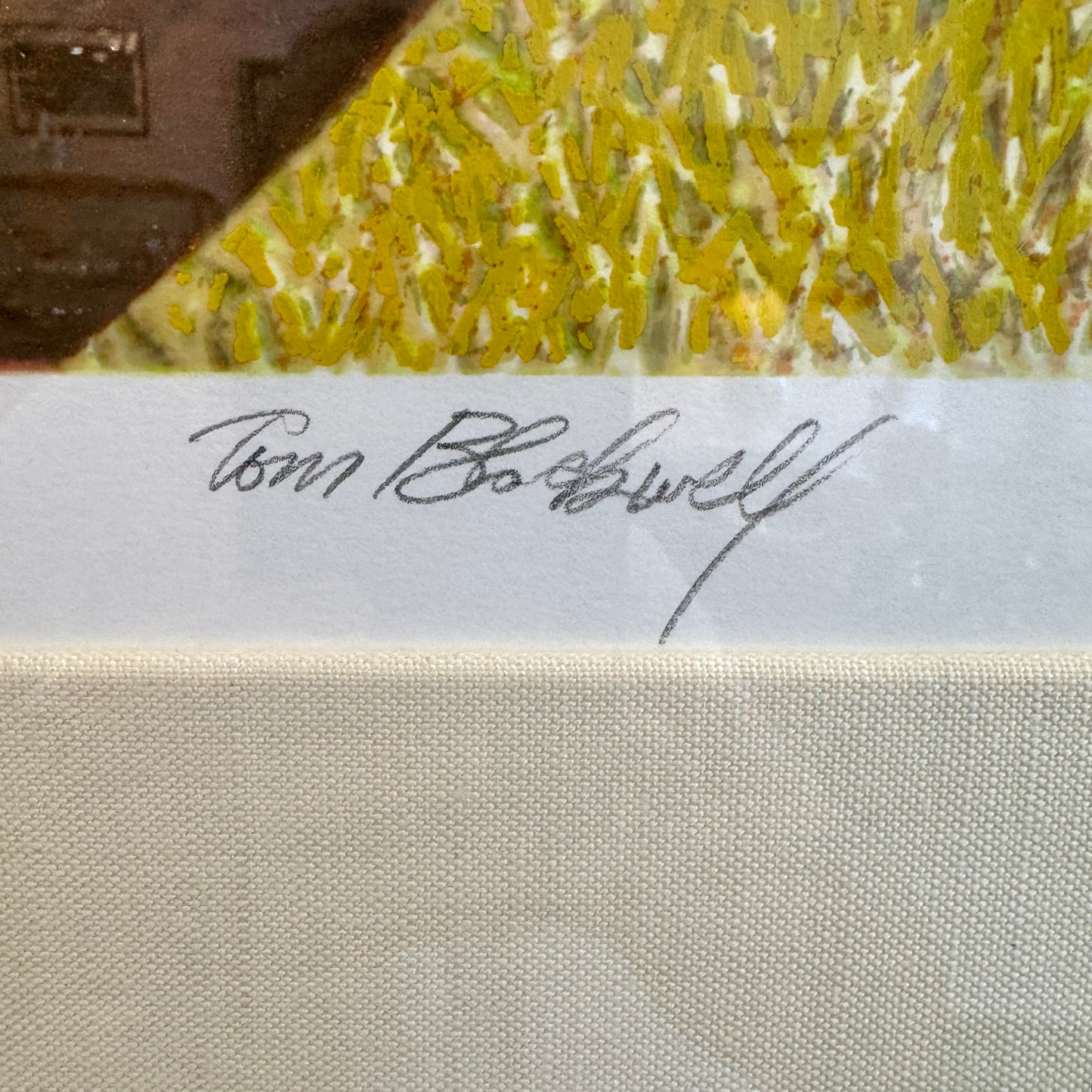 Vintage Limited Edition Screenprint Titled "Triumph Trumpet" by Tom Blackwell
