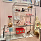 DIA Chrome and Glass Nesting Etagere
