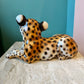 Vintage Porcelain Italian Cheetah Cub Statue