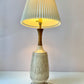 Vintage Mid-Century Ceramic and Walnut Lamp w/shade