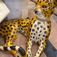 Extra Large Vintage Resting Cheetah Statue