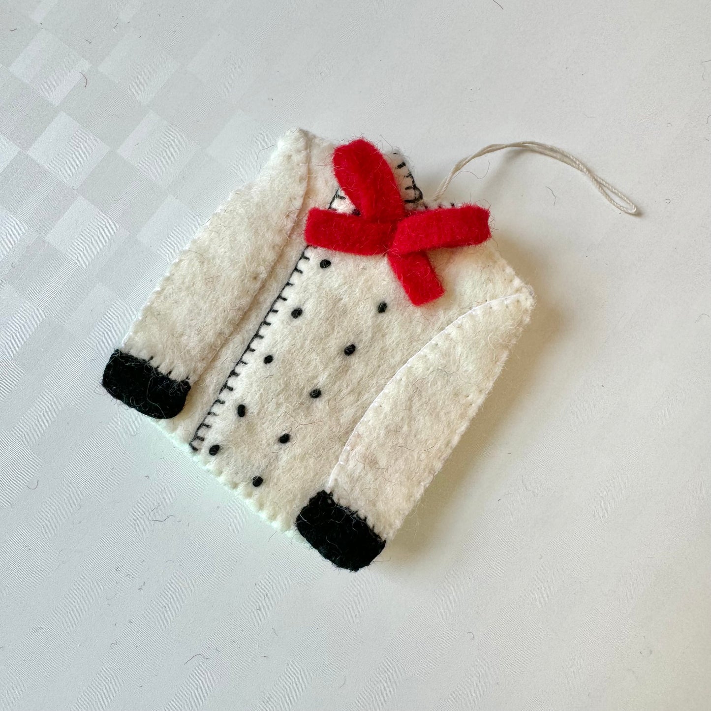 Felt Chef's Jacket Ornament