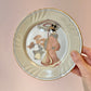 Vintage Set of 4 "Strolling Geisha" Appetizer Plates by Fitz & Floyd