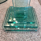 Vintage Stacked Glass Pedestal 36.5”