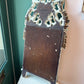 Vintage White Rococo Style Mirror with Carved Maiden Mask Crest