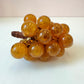 Vintage Amber Murano Glass Grape Cluster