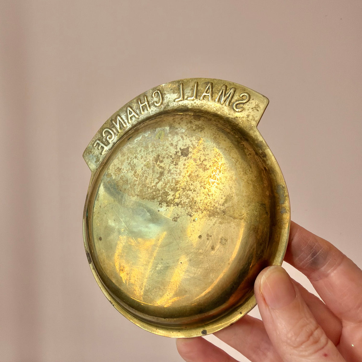 Vintage Brass ‘Small Change’ Catchall Dish