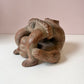 Vintage Mid-Century Mayan-Style Terracotta 'Acrobat' Pottery Vase