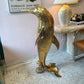 Extra Large Vintage Brass Dolphin Statue