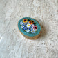 Vintage Italian Micro Mosaic Oval Pill Box