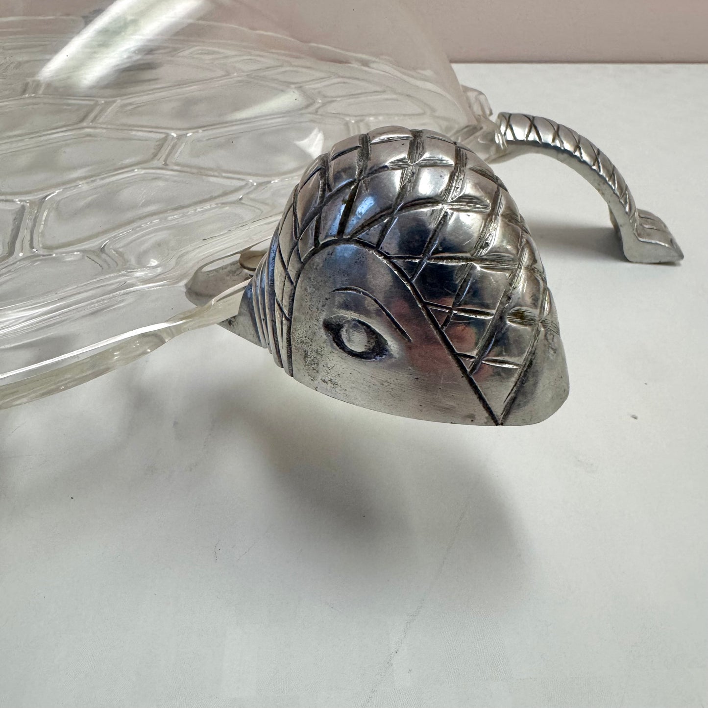 Vintage Arthur Court for Grainware Domed Turtle Serving Tray