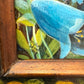 Vintage Small Original Framed "The Buttercup Day" 1982 Acrylic on Board Painting by Phyllis Londraville