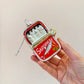 Can of Sardines Glass Ornament