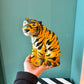 Vintage Small Porcelain Italian Tiger Statue