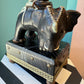 Vintage Raymond Waites for Tyndale Asian Elephant and Rider Table Lamp