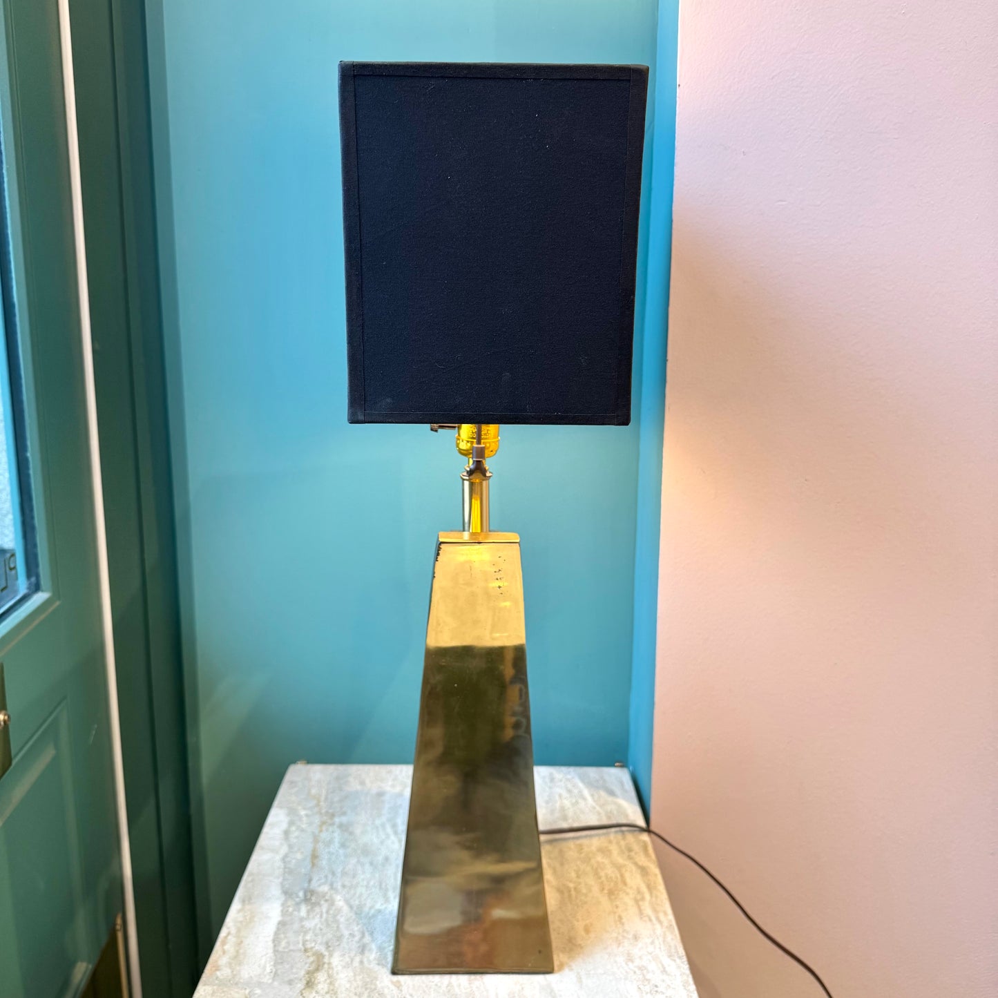 1970’s Pierre Cardin Style Brass Lamp