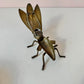 Vintage Large Bronze Toned Metal Fly Ashtray