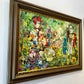 Vintage Original Framed "Summer Fantasy" 1982 Acrylic on Board Painting by Phyllis Londraville