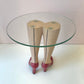 Vintage Stiletto Legs Side Table