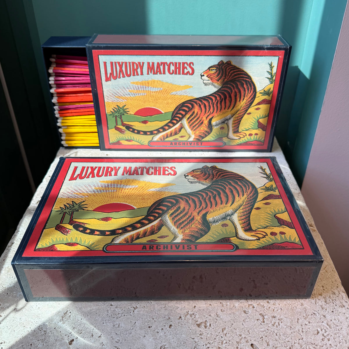 Giant Tiger Luxury Safety Matches by Archivist