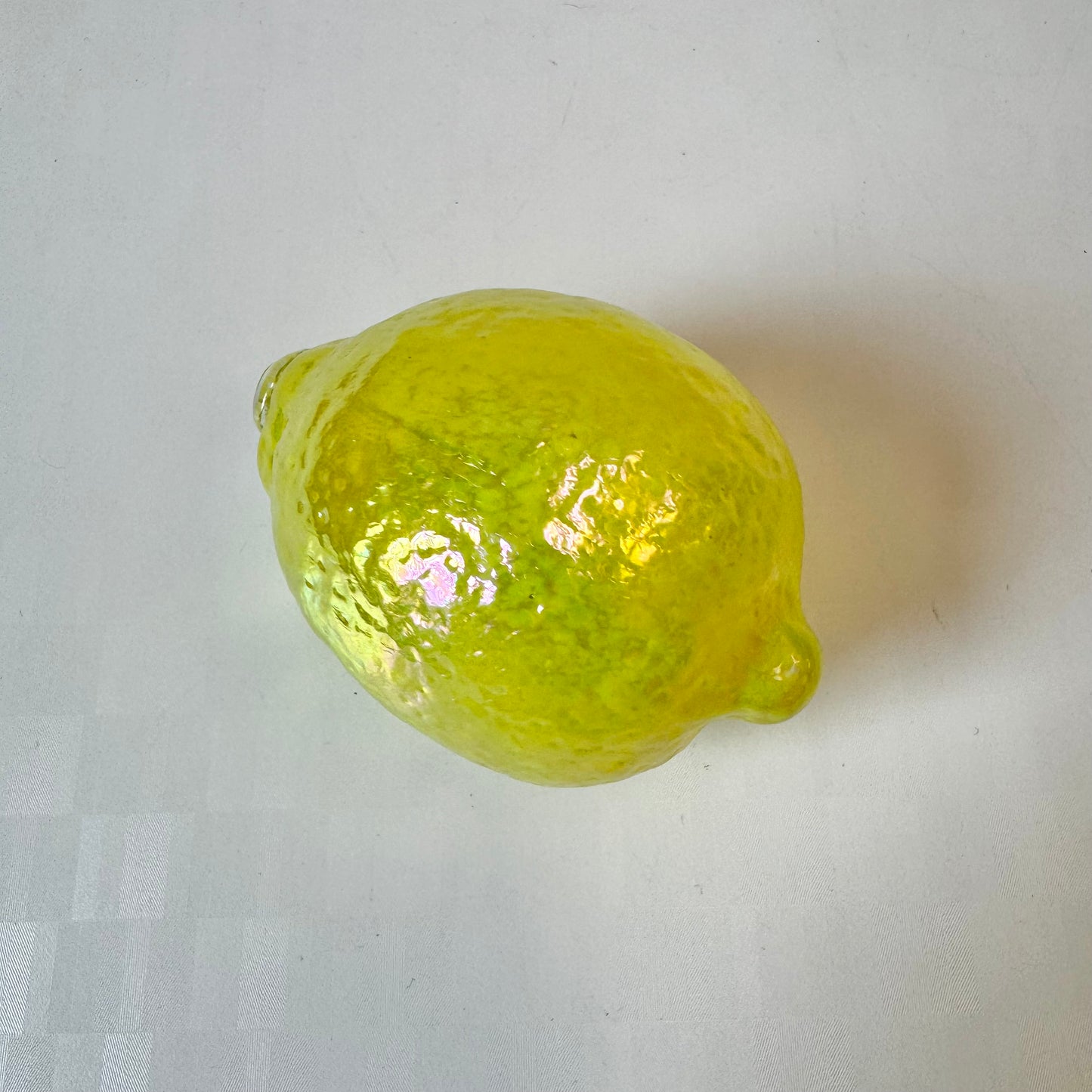 Vintage Iridescent Glass Fruit/item