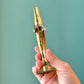 Vintage Brass Dolphin Figurine 6"