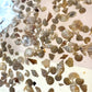 Vintage Set of 4 Shell Encrusted Lucite Coasters
