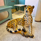 Extra Large Vintage Resting Cheetah Statue