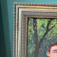 Vintage Original Framed “Couple by a Riverbank 2” Artwork